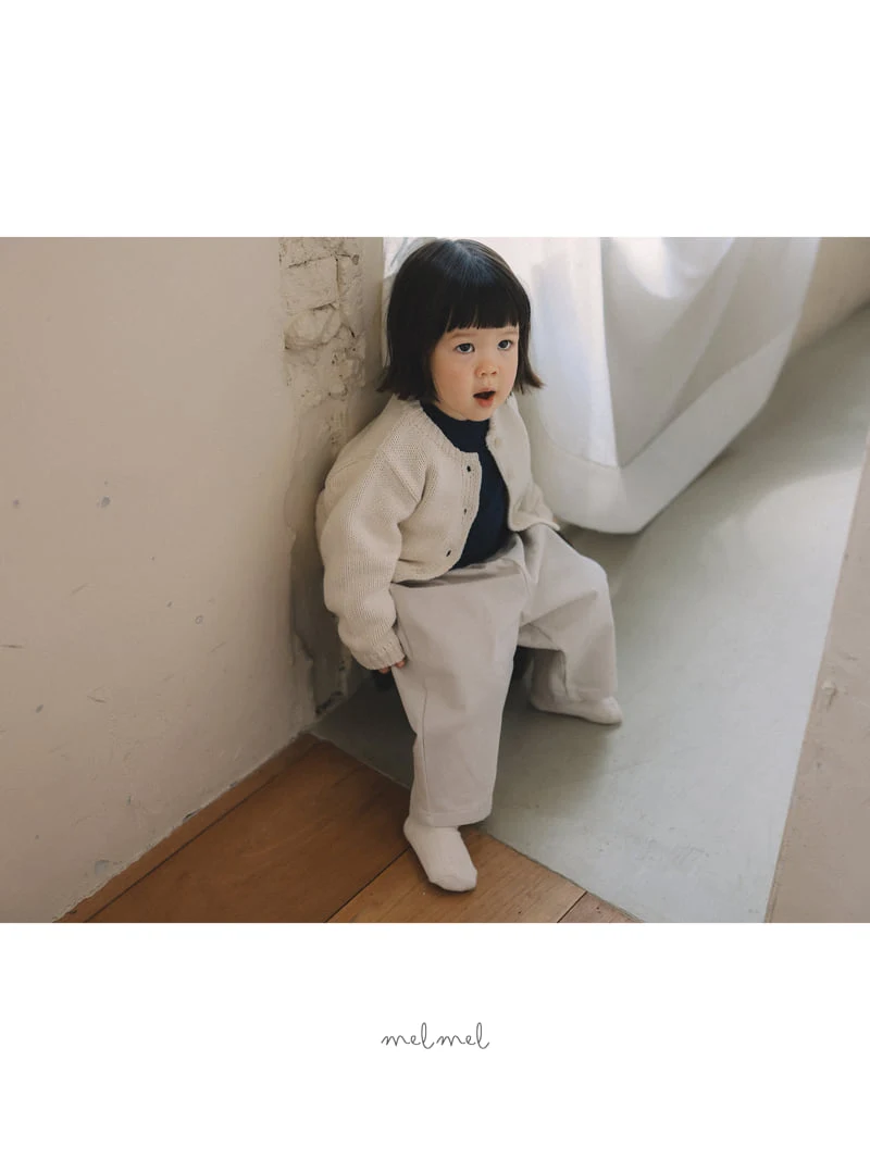 Melmel - Korean Children Fashion - #littlefashionista - Cotton Baggy Pants - 8