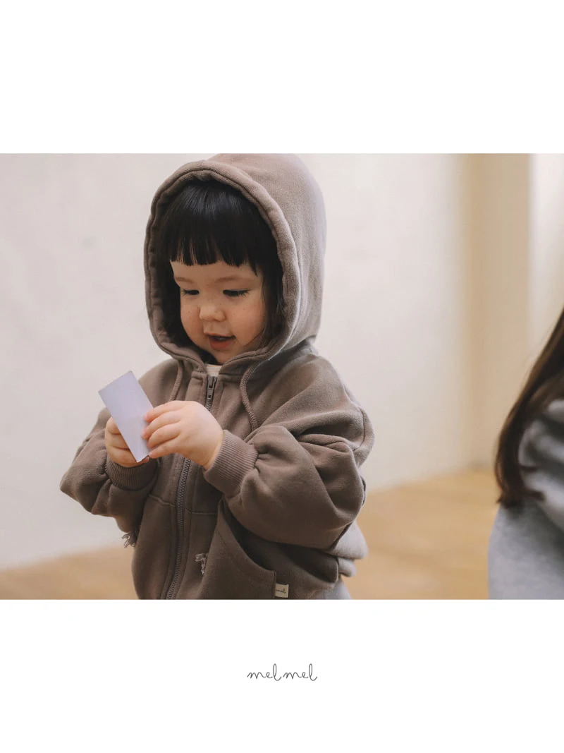 Melmel - Korean Children Fashion - #magicofchildhood - Hood Zip-up Jacket - 6