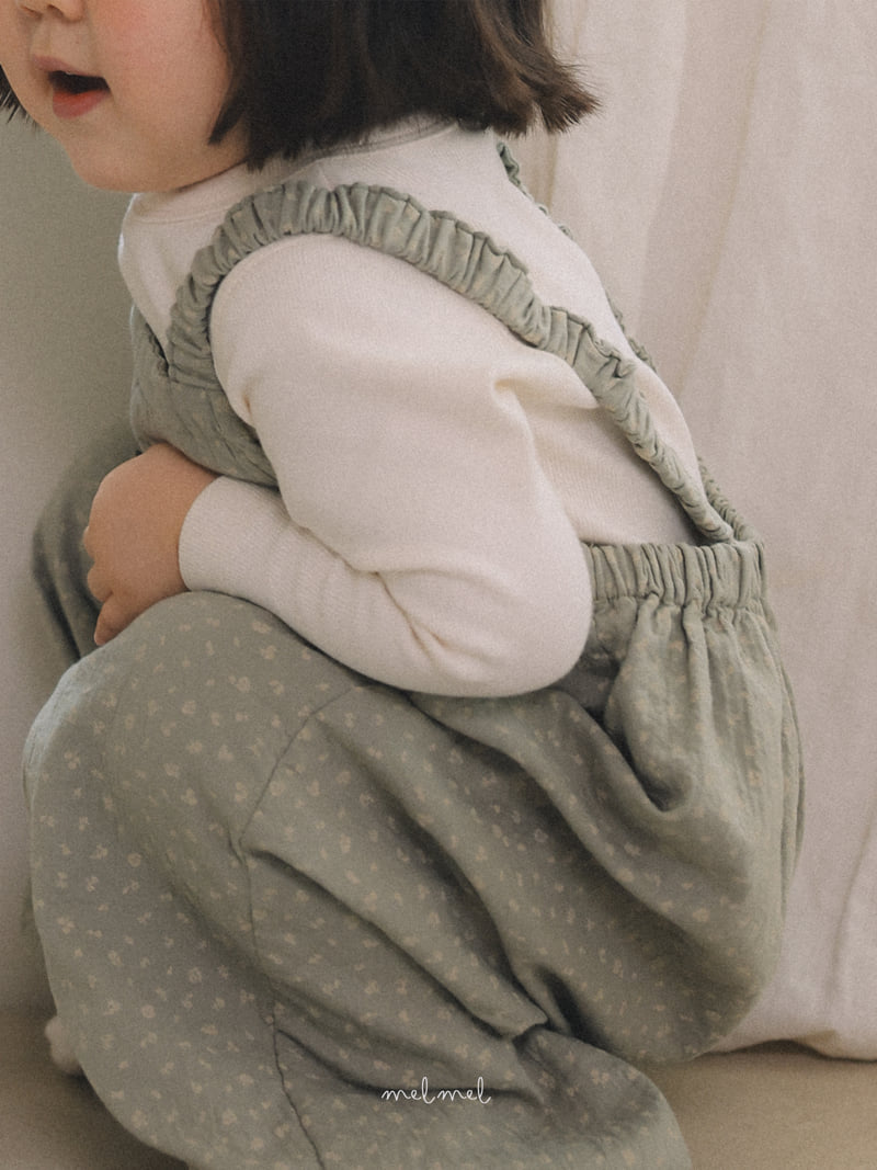 Melmel - Korean Children Fashion - #minifashionista - Daisy Overalls - 5