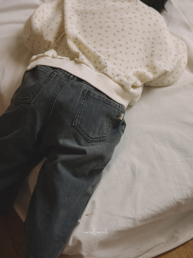 Melmel - Korean Children Fashion - #magicofchildhood - Melmel Denim Pants - 4