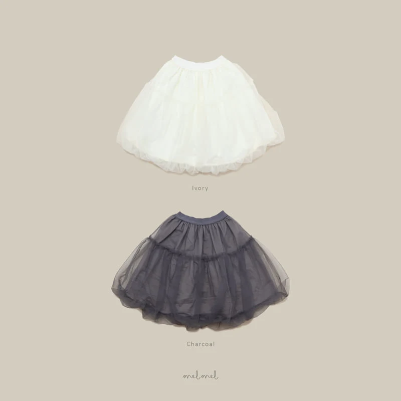 Melmel - Korean Children Fashion - #minifashionista - Balloon Tul Skirt