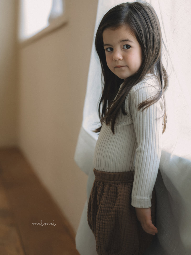 Melmel - Korean Children Fashion - #prettylittlegirls - Milk Rib Tee - 7