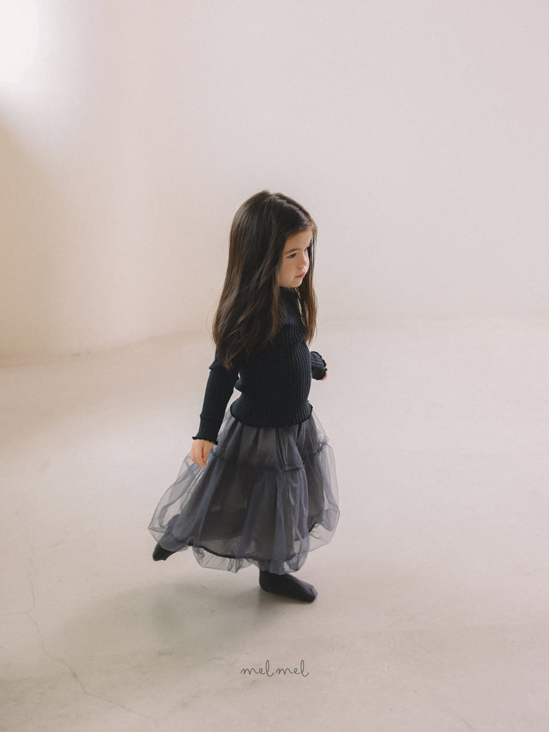 Melmel - Korean Children Fashion - #stylishchildhood - Balloon Tul Skirt - 5
