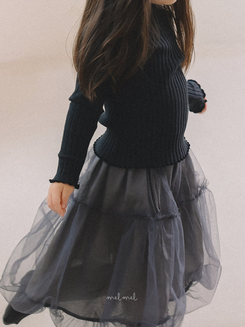 Melmel - Korean Children Fashion - #todddlerfashion - Balloon Tul Skirt - 4