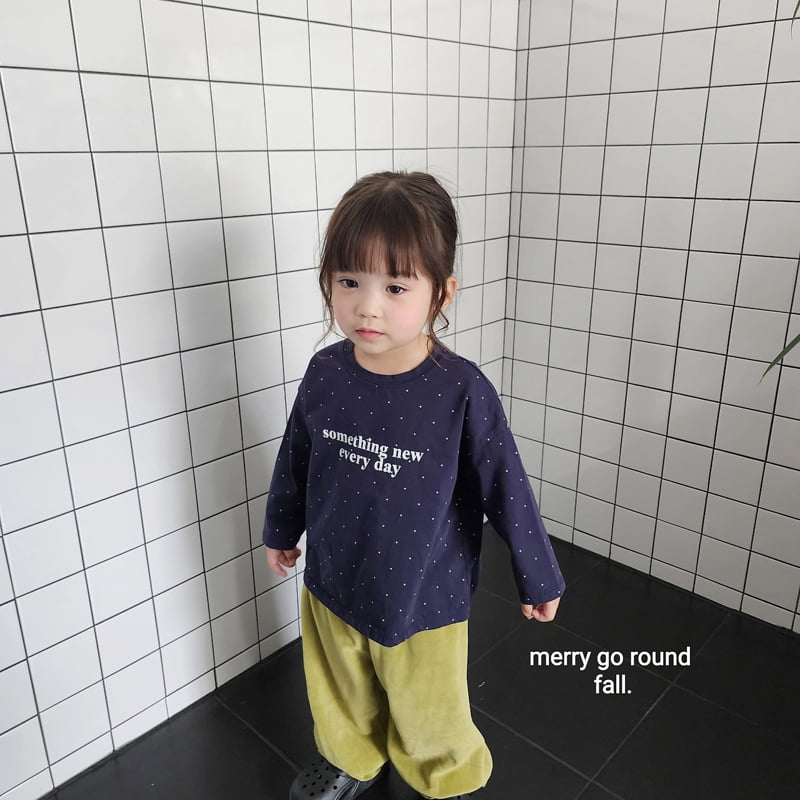Merry Go Round - Korean Children Fashion - #Kfashion4kids - Mini Dot Tee - 7