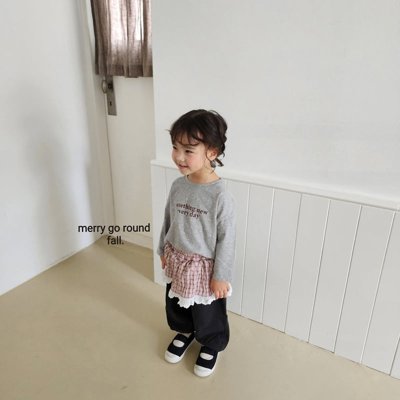 Merry Go Round - Korean Children Fashion - #childofig - Mini Dot Tee - 12