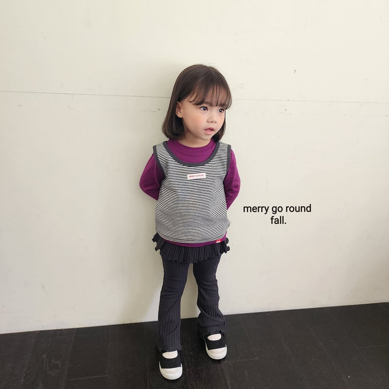 Merry Go Round - Korean Children Fashion - #childofig - Skirt Bootcut Pants - 11