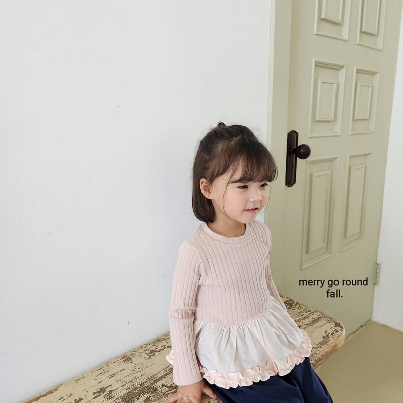 Merry Go Round - Korean Children Fashion - #childofig - Mimi Ruffle Tee - 7