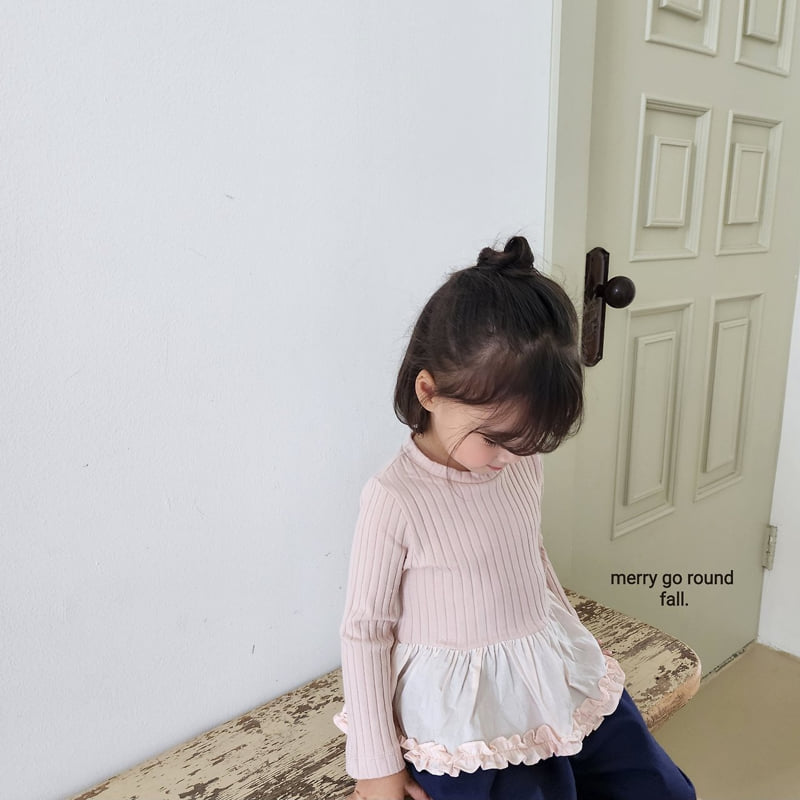 Merry Go Round - Korean Children Fashion - #childofig - Mimi Ruffle Tee - 8