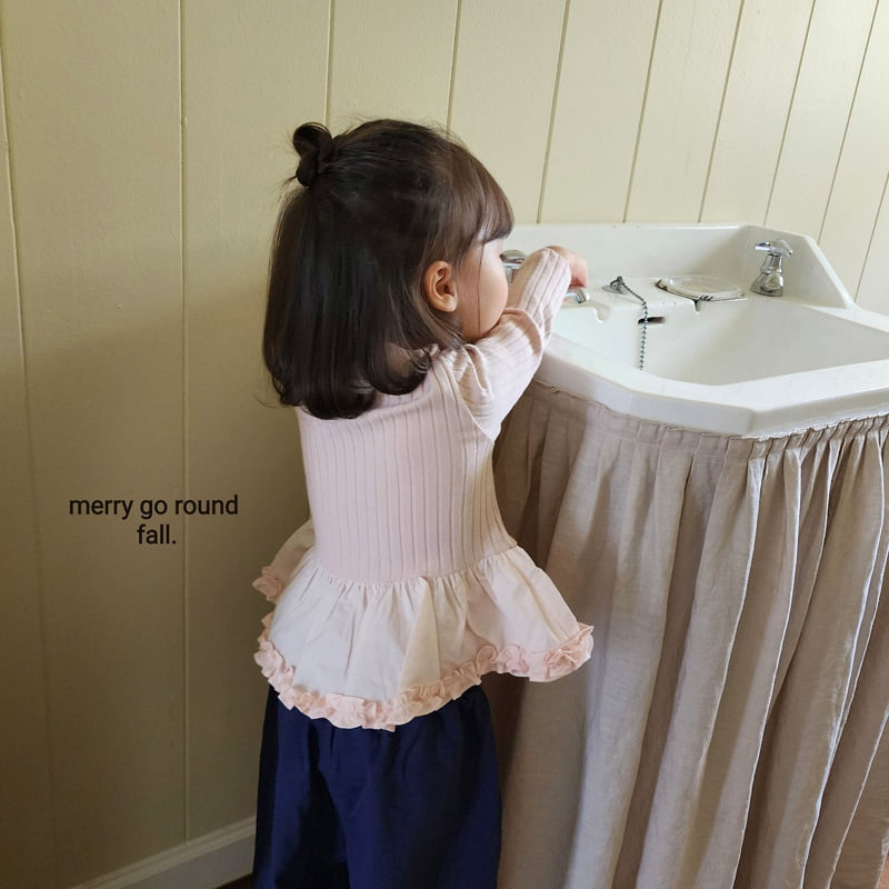 Merry Go Round - Korean Children Fashion - #childrensboutique - Mimi Ruffle Tee - 9
