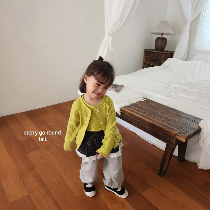 Merry Go Round - Korean Children Fashion - #childrensboutique - Moring Cardigan Set - 11