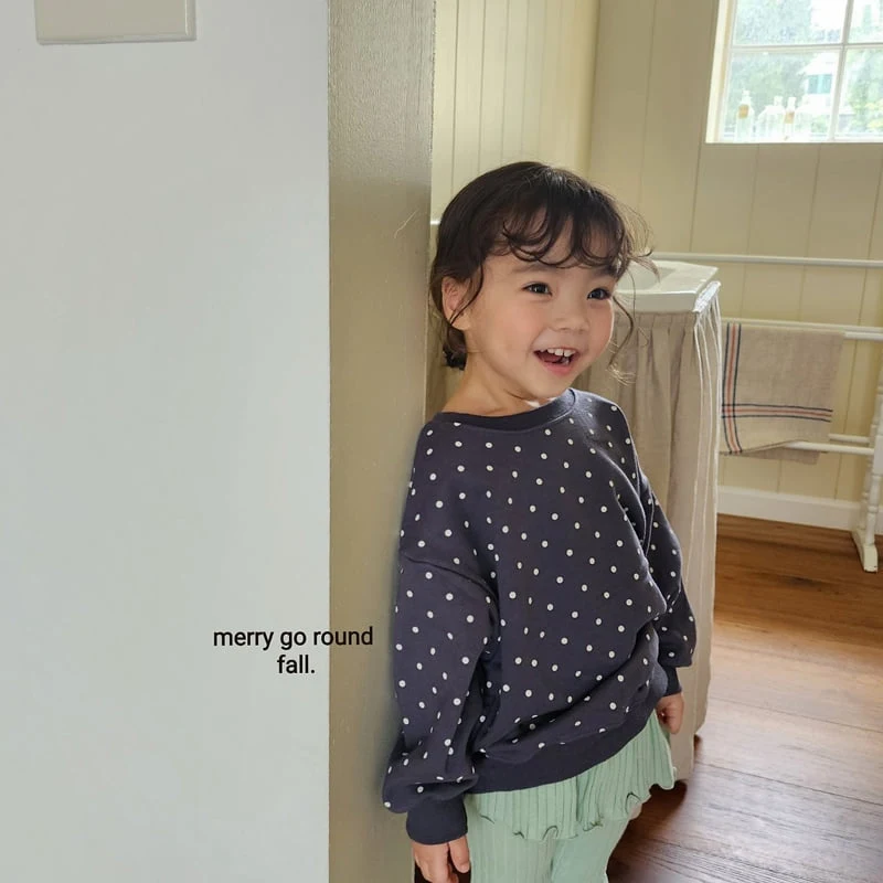 Merry Go Round - Korean Children Fashion - #designkidswear - Toy Dot Sweatshirt