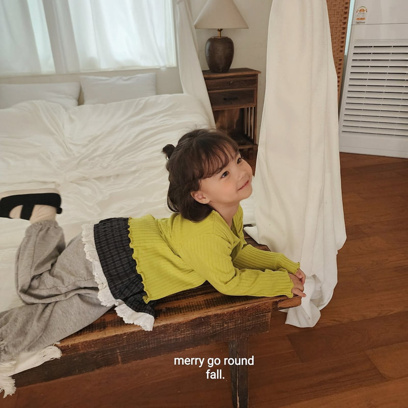 Merry Go Round - Korean Children Fashion - #designkidswear - Moring Cardigan Set - 12