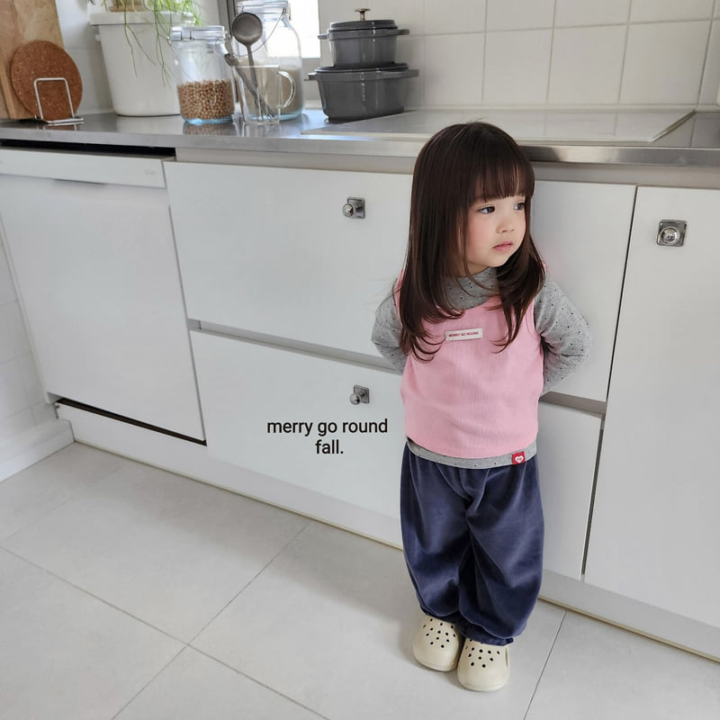 Merry Go Round - Korean Children Fashion - #designkidswear - Kinder Vest Set - 4