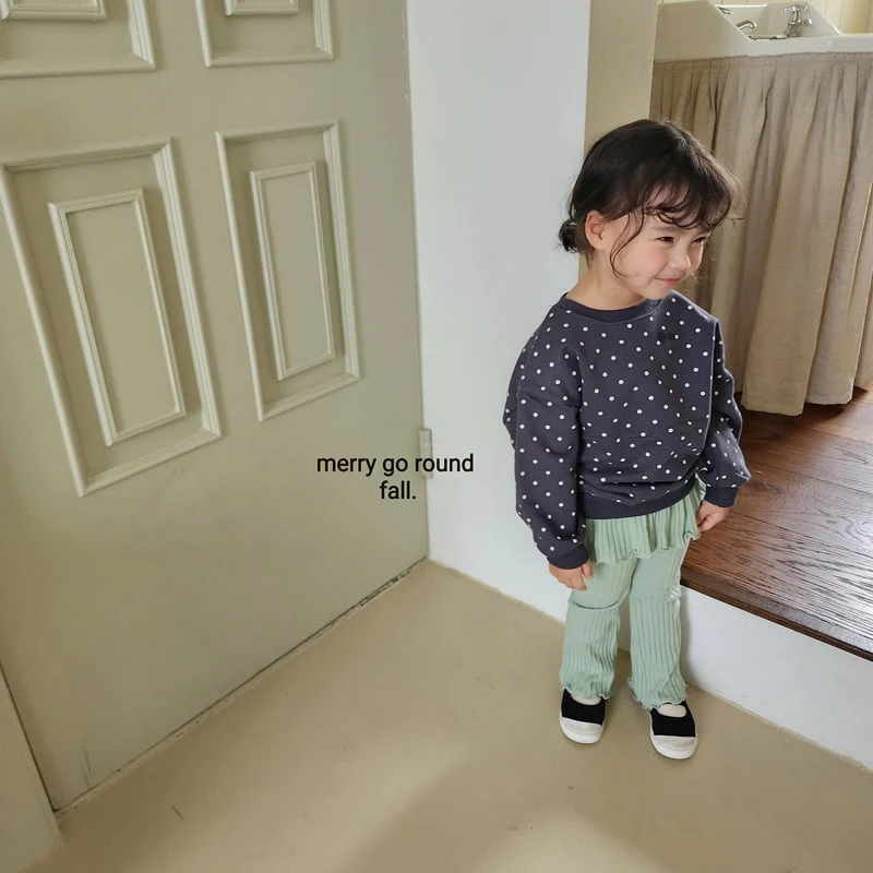 Merry Go Round - Korean Children Fashion - #fashionkids - Toy Dot Sweatshirt - 3