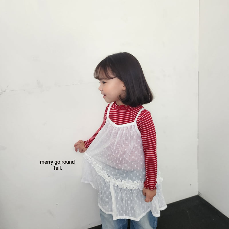 Merry Go Round - Korean Children Fashion - #kidsshorts - Wrinkle Dress - 5