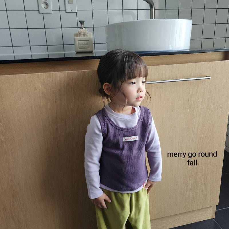 Merry Go Round - Korean Children Fashion - #kidsstore - Kinder Vest Set - 7