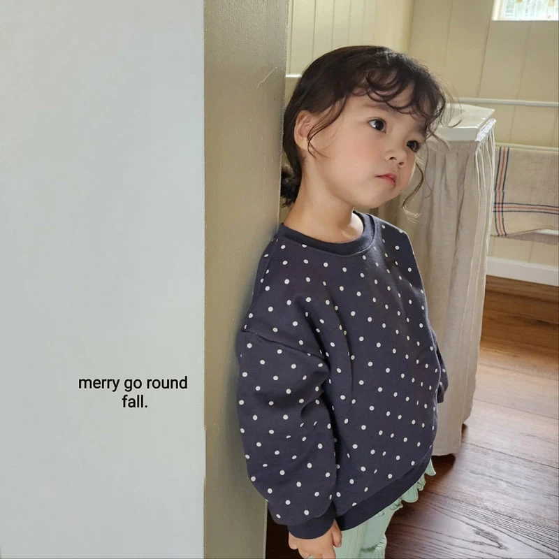 Merry Go Round - Korean Children Fashion - #kidsstore - Toy Dot Sweatshirt - 5