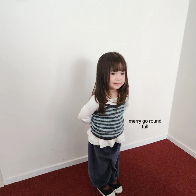 Merry Go Round - Korean Children Fashion - #kidzfashiontrend - Soft Vest - 10