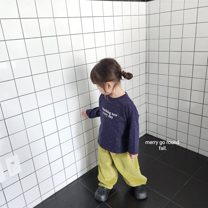 Merry Go Round - Korean Children Fashion - #kidzfashiontrend - Mini Dot Tee - 6