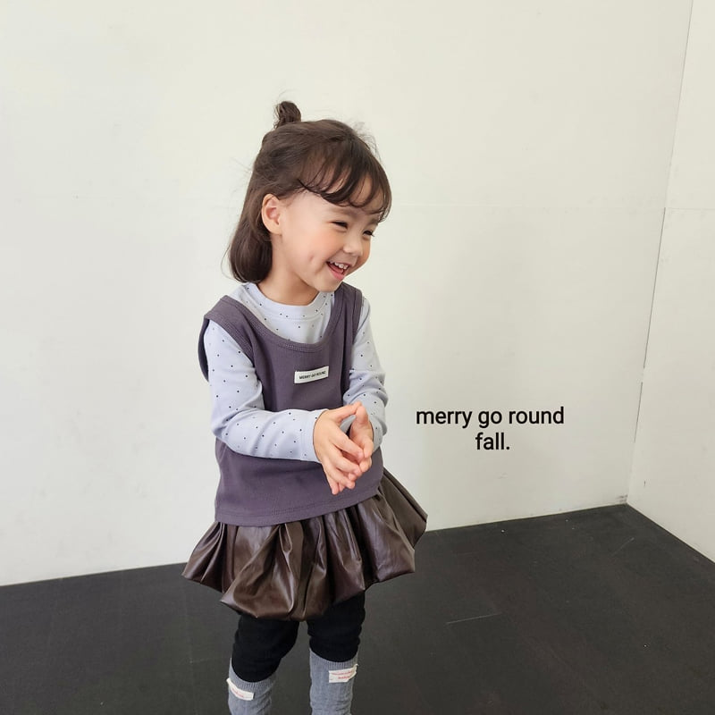 Merry Go Round - Korean Children Fashion - #kidzfashiontrend - Icon Skirt Leggings - 8