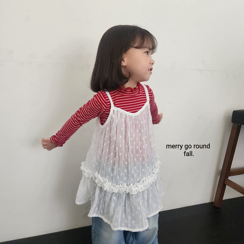 Merry Go Round - Korean Children Fashion - #kidzfashiontrend - Wrinkle Dress - 7