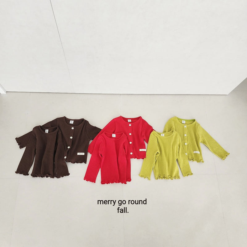 Merry Go Round - Korean Children Fashion - #kidzfashiontrend - Moring Cardigan Set
