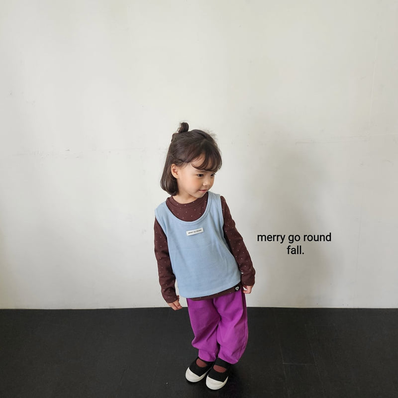 Merry Go Round - Korean Children Fashion - #littlefashionista - Single Yoga Pants - 2