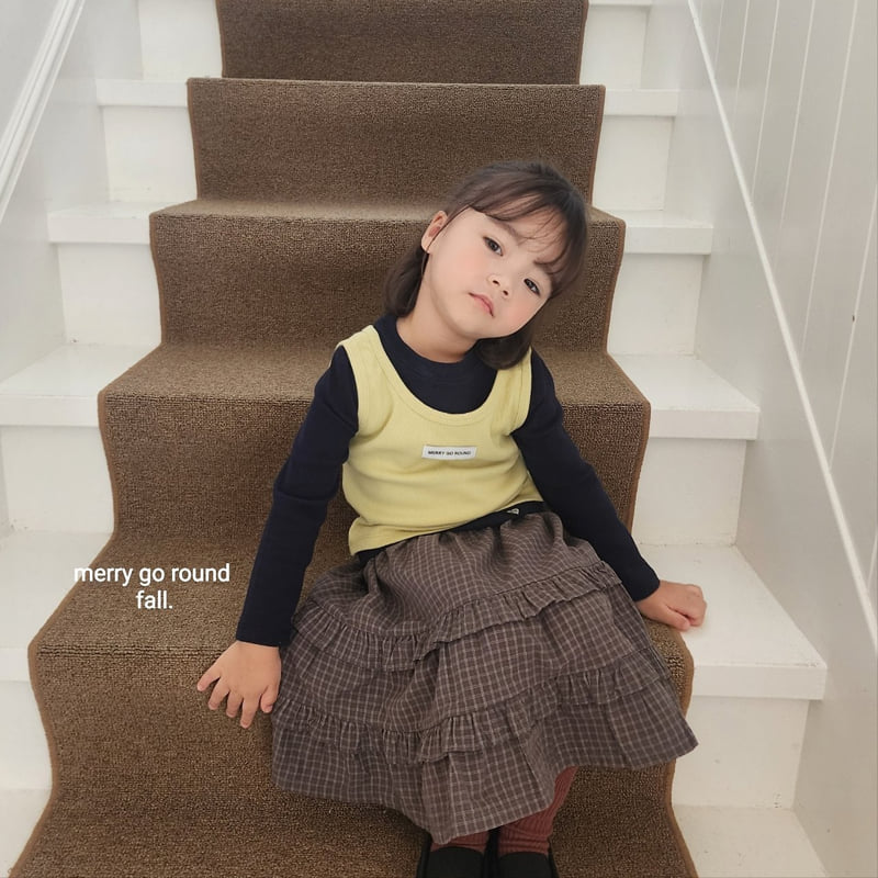 Merry Go Round - Korean Children Fashion - #littlefashionista - Kinder Vest Set - 10