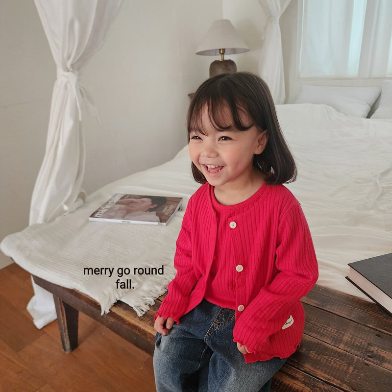 Merry Go Round - Korean Children Fashion - #littlefashionista - Moring Cardigan Set - 3