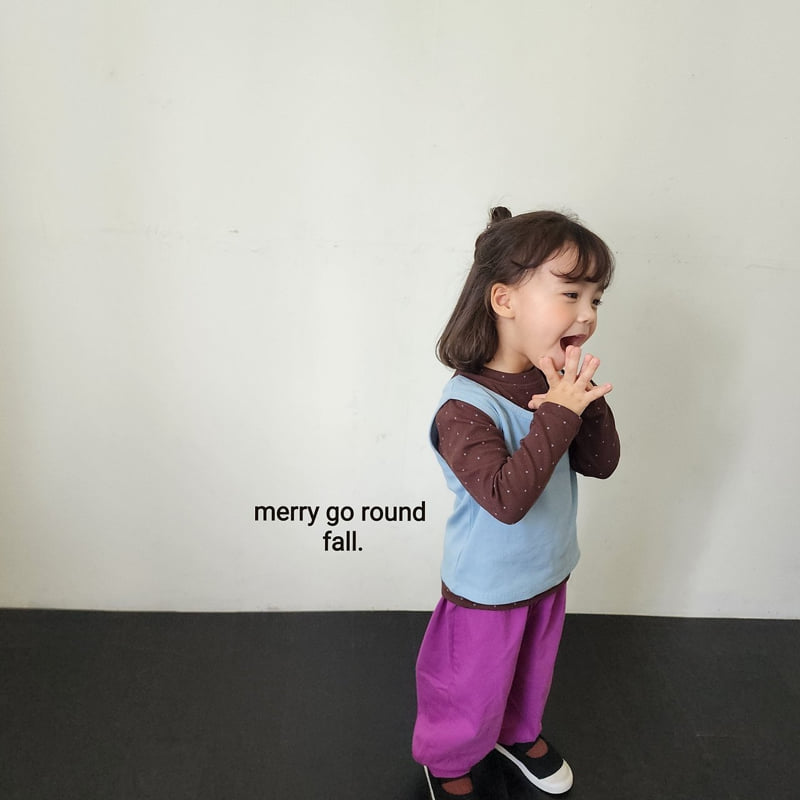 Merry Go Round - Korean Children Fashion - #magicofchildhood - Single Yoga Pants - 4
