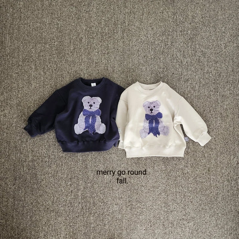Merry Go Round - Korean Children Fashion - #minifashionista - Hug Sweatshirt - 2