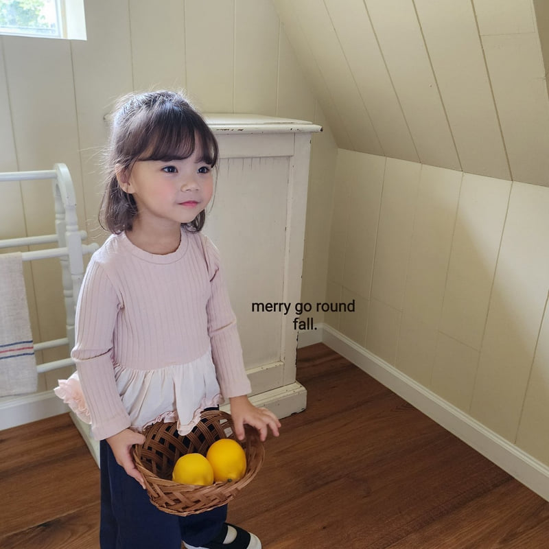 Merry Go Round - Korean Children Fashion - #minifashionista - Mimi Ruffle Tee - 5