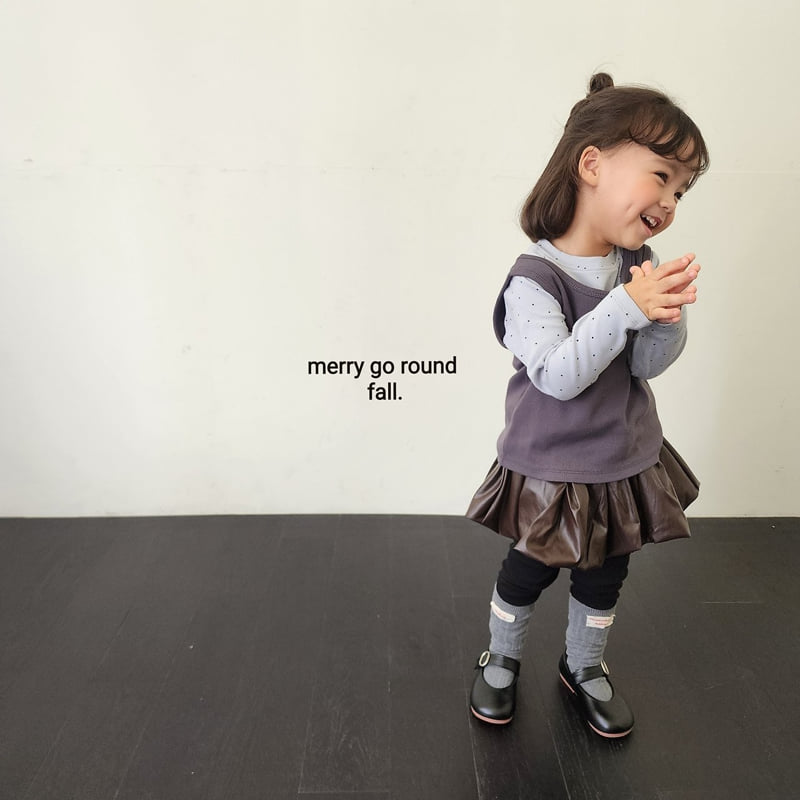Merry Go Round - Korean Children Fashion - #minifashionista - Icon Skirt Leggings - 12
