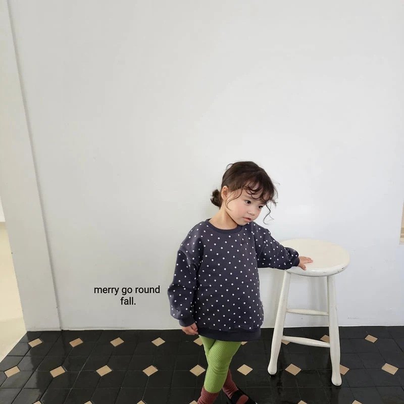 Merry Go Round - Korean Children Fashion - #minifashionista - Toy Dot Sweatshirt - 10