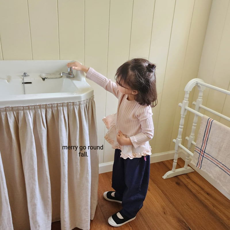 Merry Go Round - Korean Children Fashion - #todddlerfashion - Single Yoga Pants - 6
