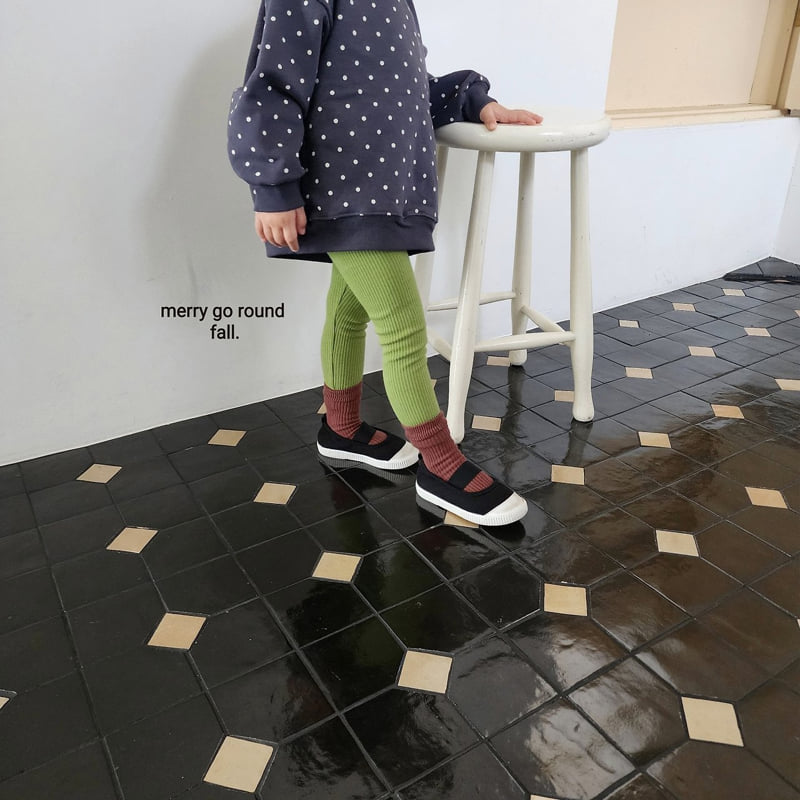 Merry Go Round - Korean Children Fashion - #todddlerfashion - Maple Leggings - 5
