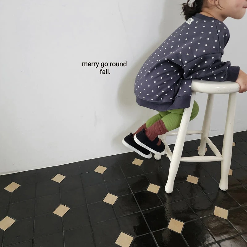 Merry Go Round - Korean Children Fashion - #todddlerfashion - Toy Dot Sweatshirt - 12