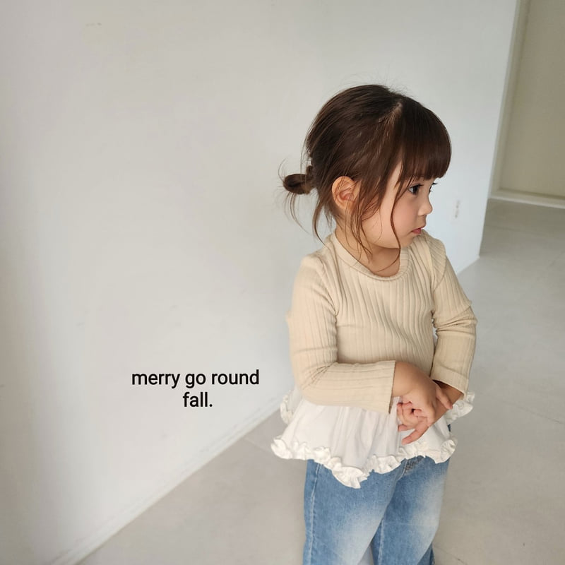 Merry Go Round - Korean Children Fashion - #todddlerfashion - Wide Denim Pants - 11