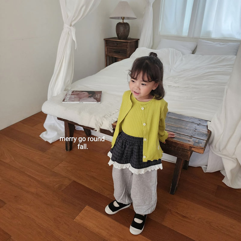 Merry Go Round - Korean Children Fashion - #todddlerfashion - Moring Cardigan Set - 7