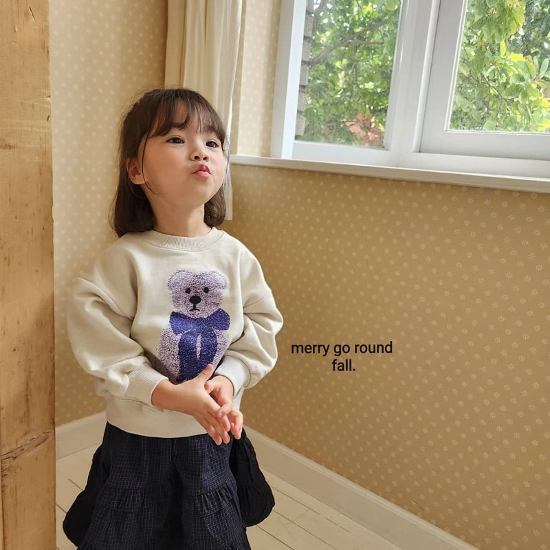 Merry Go Round - Korean Children Fashion - #toddlerclothing - Hug Sweatshirt - 5
