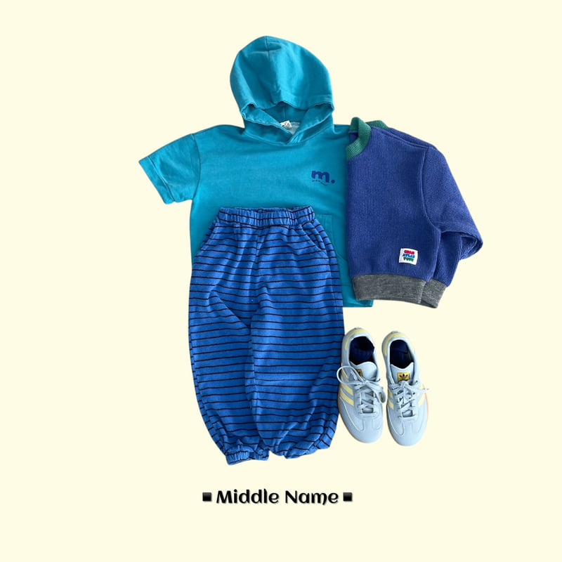Middle Name - Korean Children Fashion - #Kfashion4kids - Terry Stripe Jogger Pants - 12