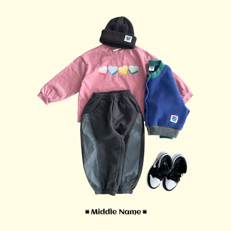 Middle Name - Korean Children Fashion - #Kfashion4kids - Rib Colored Slit Pants - 7