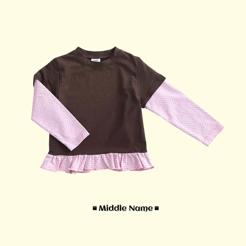 Middle Name - Korean Children Fashion - #Kfashion4kids - Layered Frill Tee - 3