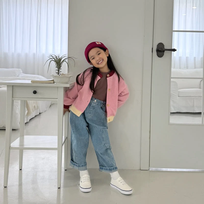 Middle Name - Korean Children Fashion - #Kfashion4kids - Colorblock Cardigan - 5
