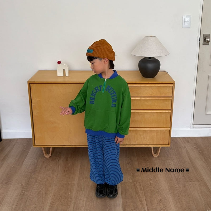 Middle Name - Korean Children Fashion - #Kfashion4kids - Terry Striped Jogger Pants - 12