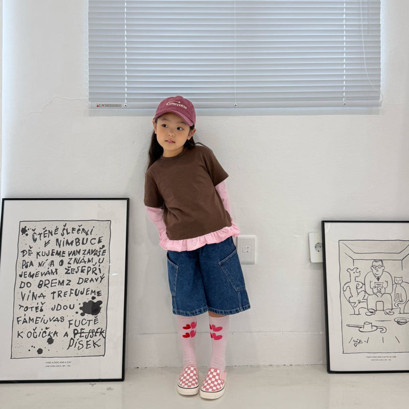 Middle Name - Korean Children Fashion - #Kfashion4kids - Layered Frill Tee - 3