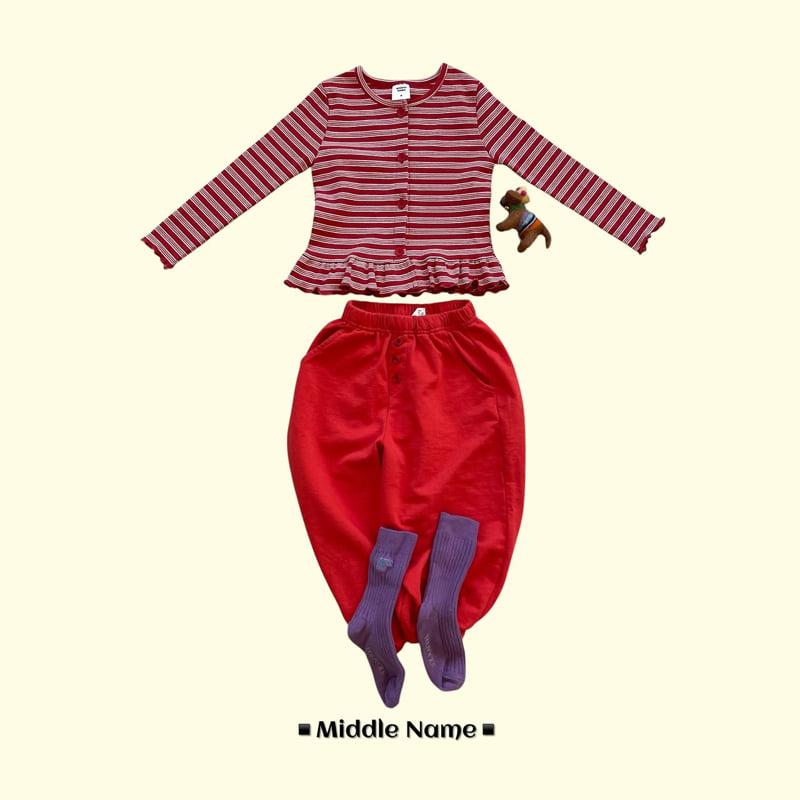 Middle Name - Korean Children Fashion - #childofig - Honey Frill Cardigan - 5