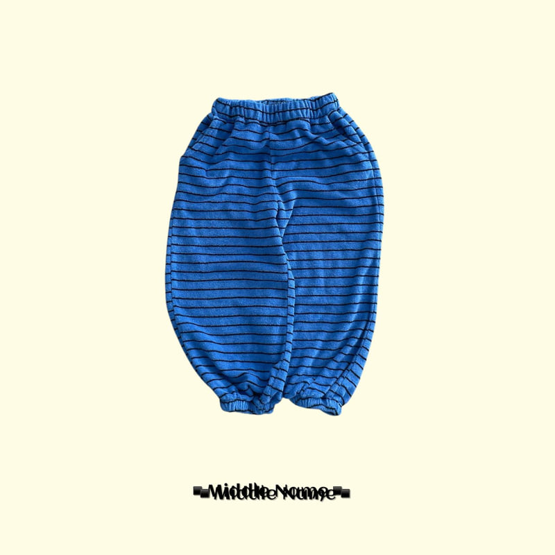 Middle Name - Korean Children Fashion - #childofig - Terry Stripe Jogger Pants - 3
