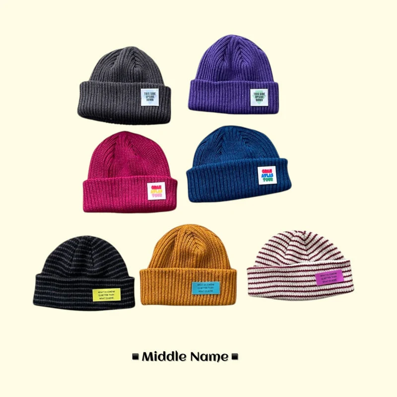 Middle Name - Korean Children Fashion - #childofig - Middle Beanie